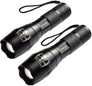 LED Flashlight - Wsiiroon 1600 Lumen XML-T6 Handhold Flashlight-Portable, Zoomable, Waterproof, Super Brightness