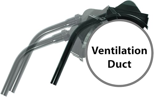 Miniatura 2 de Cen-Tec Systems 94322 Kit de aspiración para conductos de ventilación HVAC, color negro