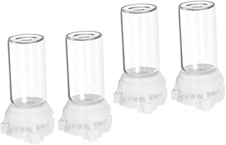 Happyyami 4 pcs pet feeder plastic ant cups water for ant garden ant nest supplies ant water cups for garden ant water feeding cup ant keeper tools ant feeding cup ant feeder spider ant bowl