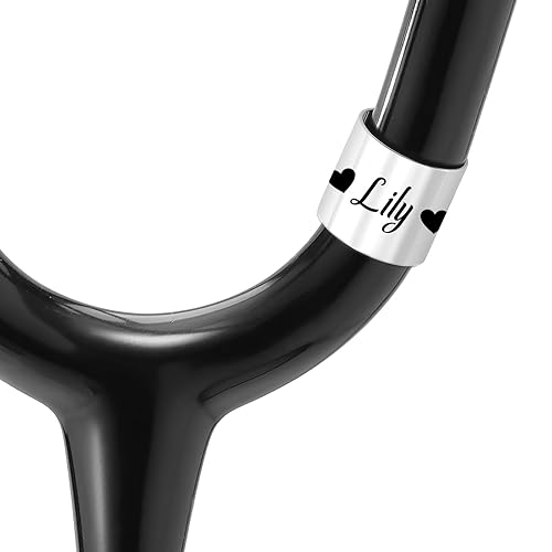 Etiqueta de nombre de estetoscopio para estetoscopio, accesorios de identificación para enfermera, médico, veterinario