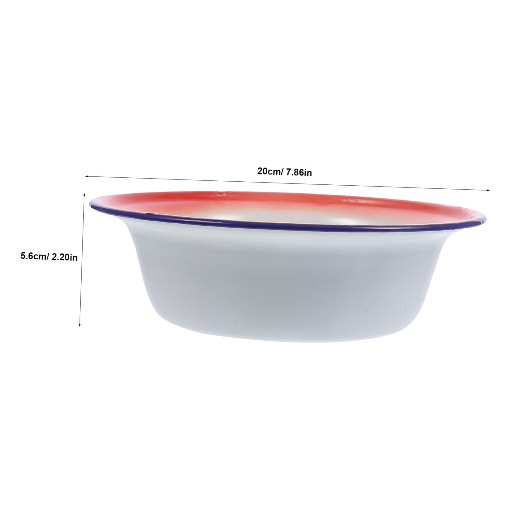 Plato Esmaltado Vintage 5 Piezas, Elegante y Compacto para Picnic Camping | Diseño Delicado y Reutilizable, Adecuado para Servir Frutas y Platos, Estilo Clásico, Acabado de Esmalte Estilo Aleatorio
