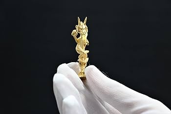 Amazon.co.jp: 日本黎明社 津田潔志作「倶利伽羅龍王」 純銀製24金