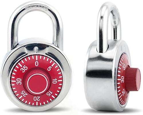 ZonRo Candado de combinación de cerraduras, candado de combinación de esfera fija, 1 paquete, combinación de esfera estándar de código de 3 dígitos,