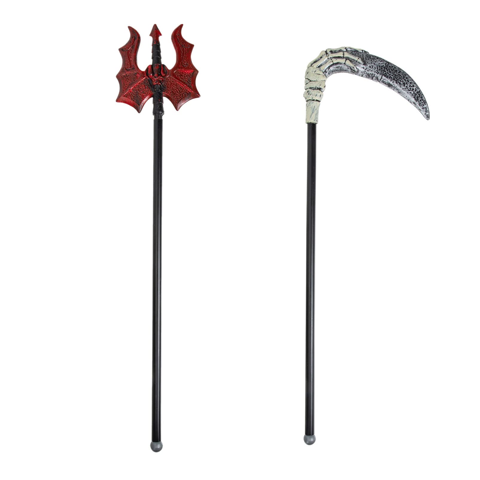 Buy Happyyami 2Pcs Devil Pitchfork Grim Reaper Scythe Set Devils Demon