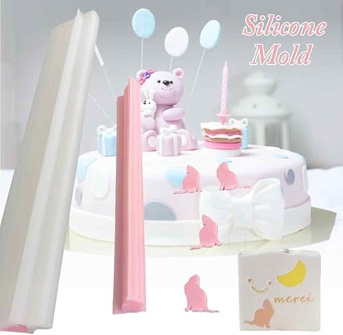 Miniatura 6 de Molde de jabón de silicona de tubo largo en forma de gato, columna de gatito, molde de caramelo de chocolate, molde de vela hecho a mano,