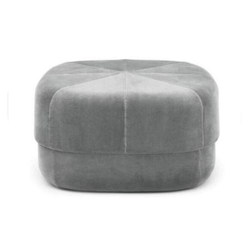 Poufs tabouret rond table basse salon design scandinave 60cm de diamètre