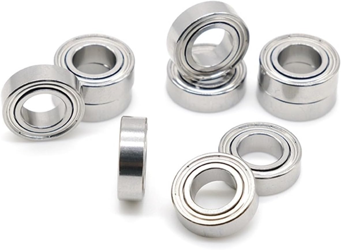 MR137ZZ Bearing 10PCS 7x13x4 mm ABEC-7 Miniature Deep Groove Ball Bearings L1370ZZ MR137Z for Strong Drill Handpiece
