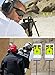 EASYSHOT Shooting Targets 18 X 12 inch. Shots are Easy to See with Our High-Vis Neon Yellow & Red Colors. Thick Silhouette Paper Sheets for Pistols, Rifles, BB Guns, Airsoft, Pellet Guns & More.