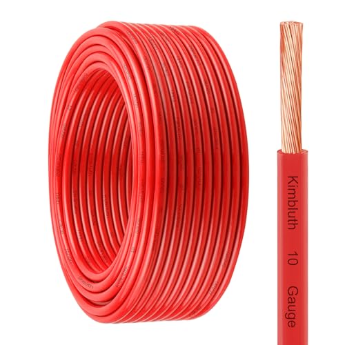 Kimbluth 100 FT Red Stranded THHN Wire