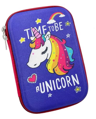 Image of DEOXY Unicorn EVA Pencil Case for Kids -New Pencil Pouch for Kids (CK24-3UN)