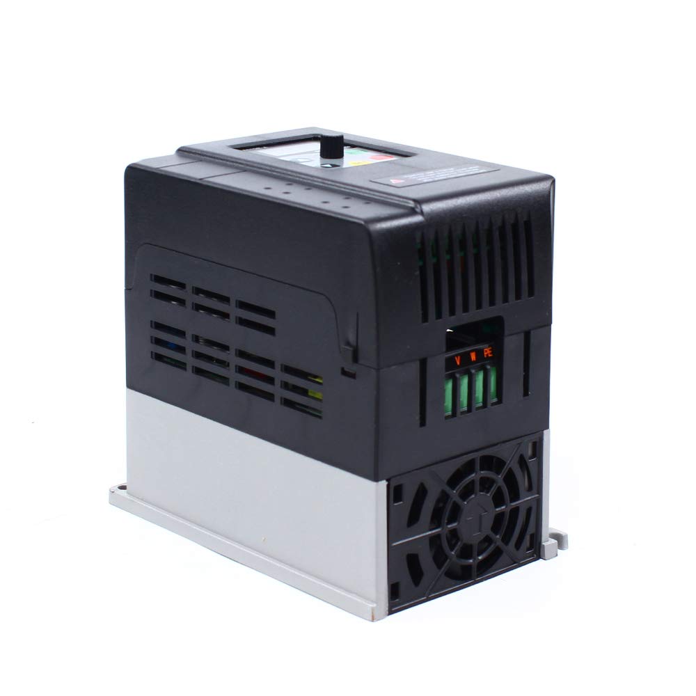 Convertisseur de fréquence 1.5KW/2.2KW Variable Frequency Inverter 1/3 Phase Convertisseur de fréquence Inverter Convertisseur de fréquence VFD 220V/380V (380v 2.2kw)