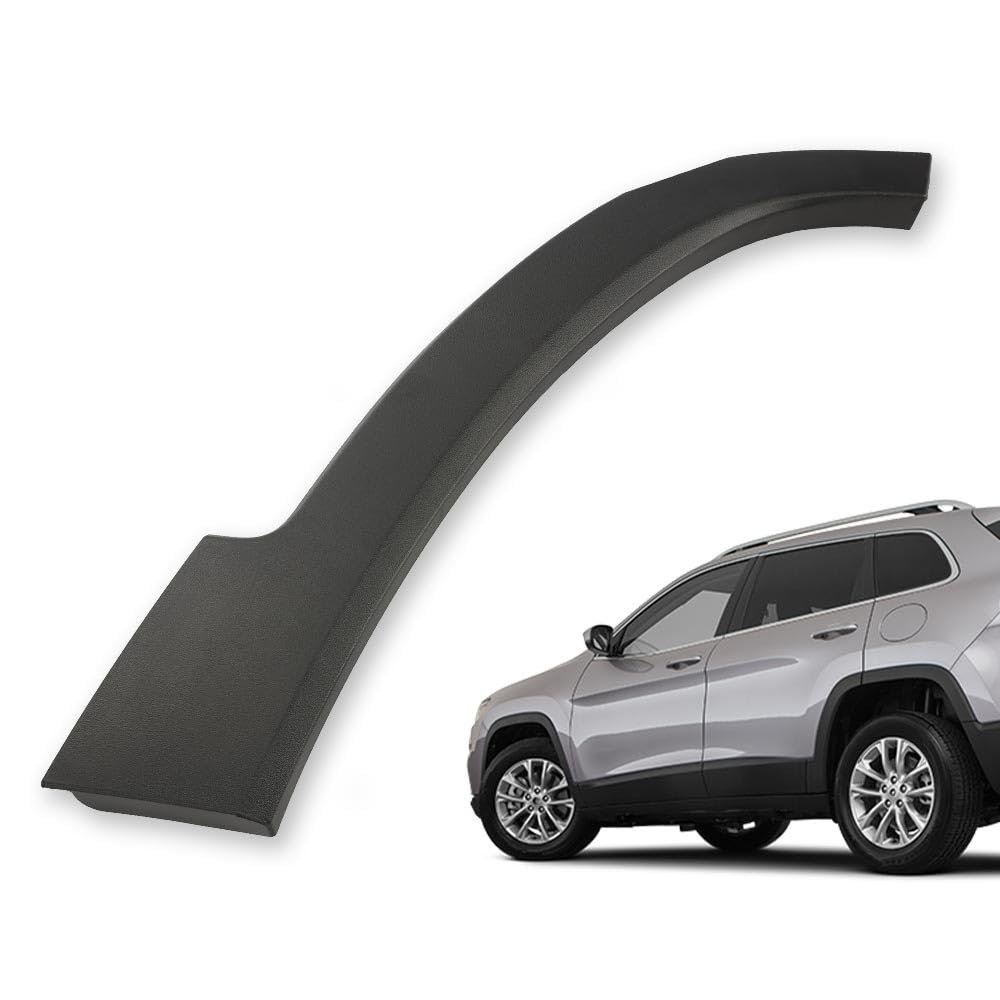 DOTCOM Rear Left Fender Flare,Compatible with 2014-2019 Jeep Cherokee,Wheel Opening Molding Black Textured
