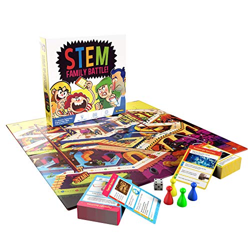 STEM Family Battle - A Family Board Game for Kids and Adults