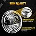 LX-LIGHT DOT Approved 7Inch Round LED Headlights with DRL Compatible with Jeep Wrangler JK JKU TJ LJ JL Hummer H1 H2 (Sliver)