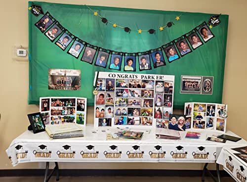 Image of Graduation Decorations 2026 2027 Class of 2026 Photo Banner for High School Party Decorations K-12 5x7 Picture Banner for Graduation Party Supplies K018