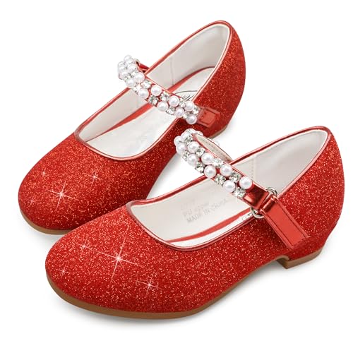 Stelle Girls Dress Shoes White Flower Girl Shoe Mary Jane...