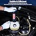 WORKPRO 2L Manual Brake Bleeder Kit, One Person Brake Fluid Vacuum Pump with 1L Brake Bleeder Bottle, 3 Master Cylinder Adapters & Funnel, Professional Brake Bleeding Tool for Most Vehicles