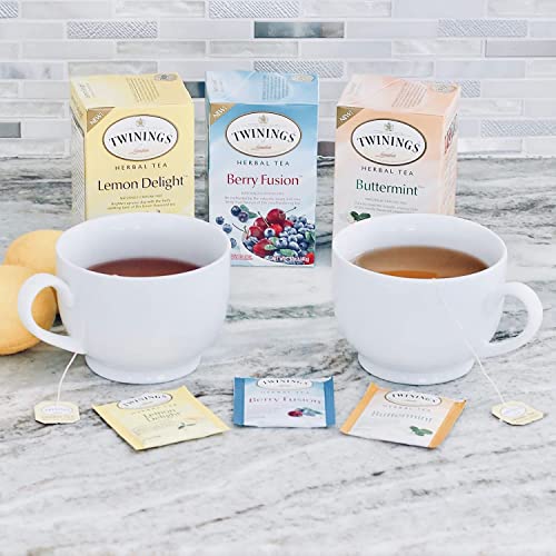 Twinings Of London Tea Herbal Buttermint, Caffeine Free Peppermint Tea Blend With Natural Mint And Vanilla Flavor, 20 Individually Wrapped Tea Bags  #TOP2