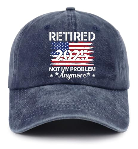 Image of Retired 2025 2026 Hat Limited Edition, Adjustable Cotton Embroidered Not My Problem Anymore Baseball Cap