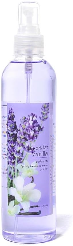 Body Spray, Lavender Vanilla, 8 Ounce