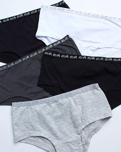 dELiA*s Girls’ Underwear – 5 Pack Stretch Cotton Boyshort Panties (6-14)2