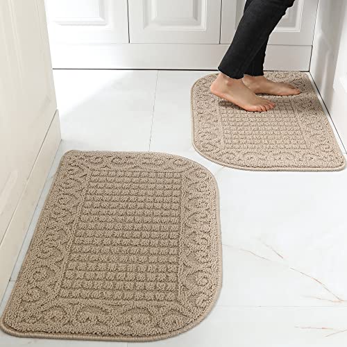 COSY HOMEER 32x20 Anti-Fatigue Kitchen Rug Mats, 2-Pack