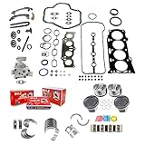 DNJ EK932M Master Engine Rebuild Kit for 2007-2015 Pontiac, Scion, Toyota Camry, Corolla, Matrix 2.4L L4 16V DOHC 2362cc
