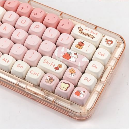 Juego de teclas anime para teclado mecánico Rainy: 120 teclas Fall Puppy 4