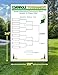 Zieglerworld Cornhole 16 Team or Player Single Elimination Seeded Reusable Tournament Bracket Chart 22 x 34 with Pen