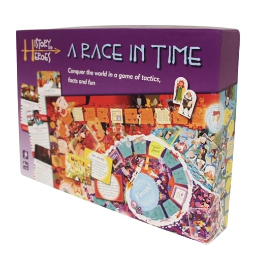 History Heroes: A Race In Time - Jeu de société historique pour enfants, adultes, soirée de jeu - Jeu de fête familial sur l'histoire - Jeu de conversation amusant et éducatif