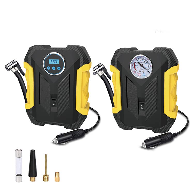 Edlike ShiYuan Car Air Pump, Tire Air Pump Air Compressor for Car Auto Pump Portable Tire Inflator with LED Light DC 12V