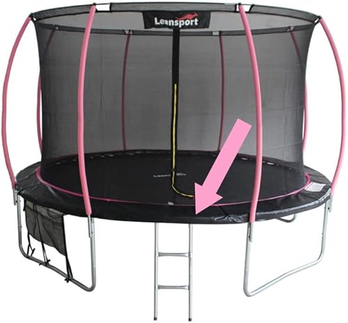 lean toys Housse de ressort pour trampoline Sport Max 10ft Noir/rose