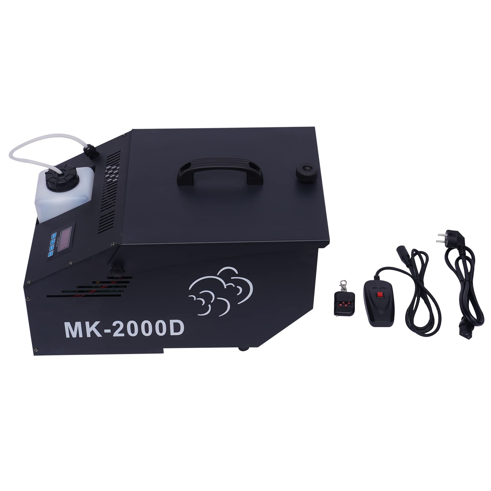 Macchina per nebbia Low Lying Smoke Machine DMX Fog Machine Stage Fogger 1200 W con copertura del fumo remoto wireless 80-100㎡, 5000CFM