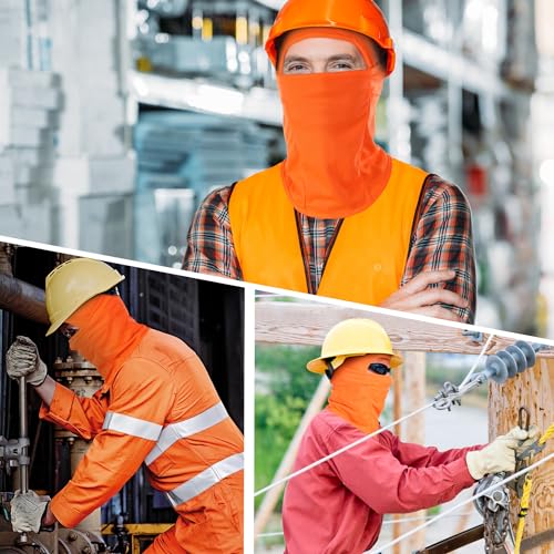Image of WTACTFUL Summer Balaclava Face Mask Men, UPF50+ Breathable Sun Protection