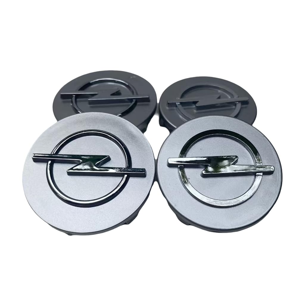 4 Pièces Cache Moyeux Pour Opel Zafira Tourer C 2011-2016,Capuchon Central De Voiture,Capuchon De Centre De Roue,Voiture Cache