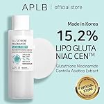 APLB Glutathione Niacinamide Facial Toner | LIPO GLUTA NIAC CEN™ 15.2% 5.41 FL.OZ/Korean Skincare, Replenishing Moisture, Revitalize for Gentle and Improve Skin Texture Through Niacinamide - Image 2