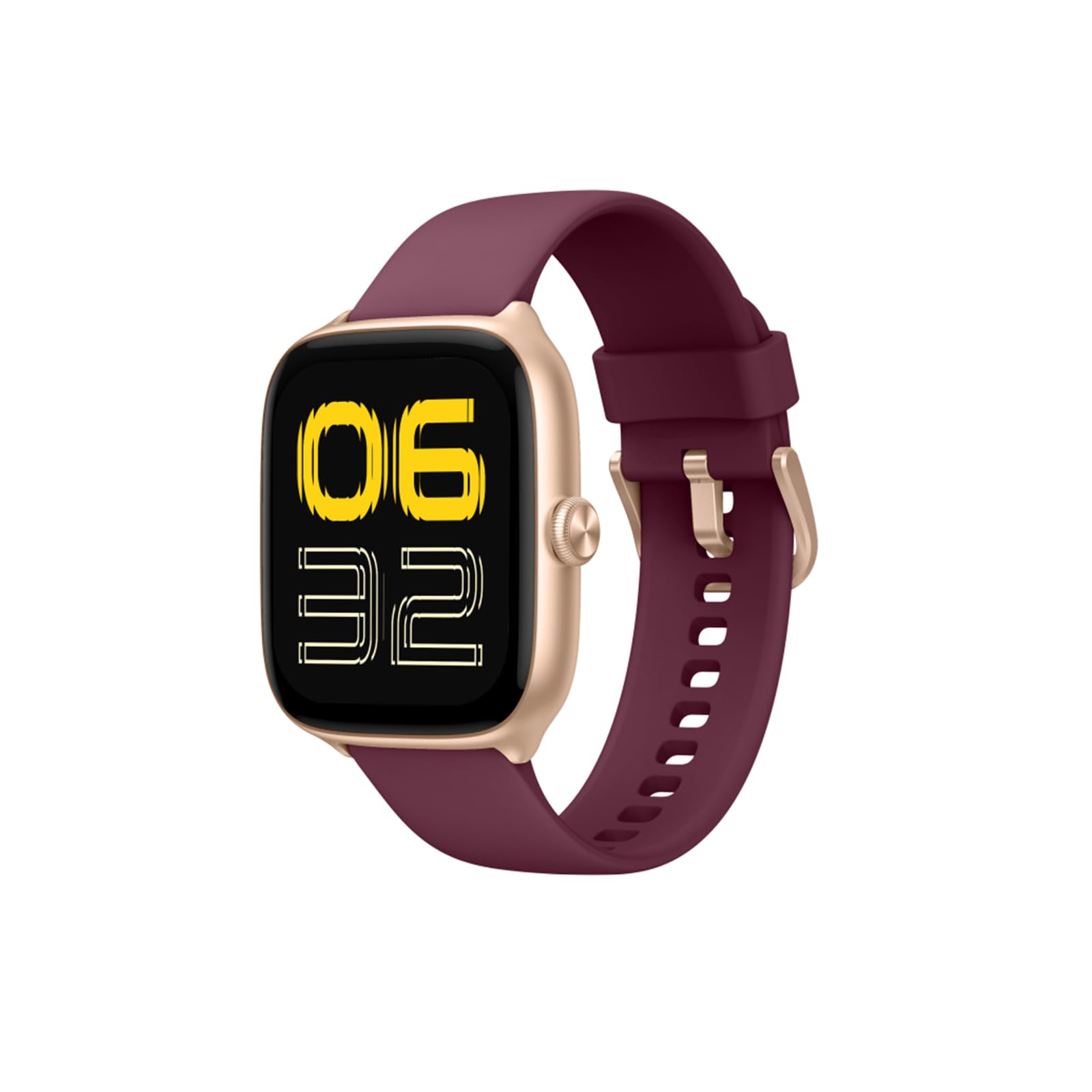 Gydom Montre connectée pour Femme, écran Tactile AMOLED HD de 1,75 Pouces, Rouge vin
