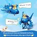 Imagen de Super Wings Jerome Avión Juguete Transformable y Figura Robot