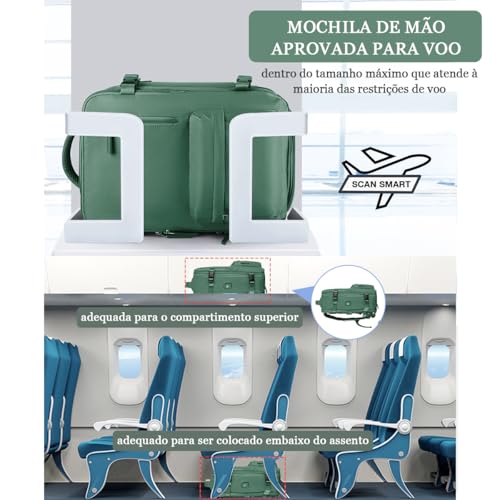 Mochila de viagem grande, bagagem de mão, mochila impermeável para fazer trilha e esportes ao ar liv
