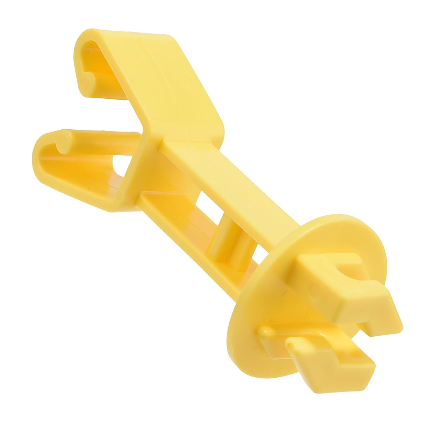 The Insulators for Electric Farm Fence Wire, U Post Extended Electric Fence Insulator (Yellow, 50)