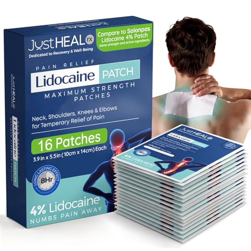 Lidocaine Patches - 4% Numbing Gel Pain Patches | 16