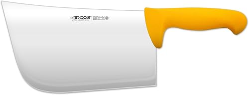 Miniatura 12 de Arcos Cuchillo de carnicero de acero inoxidable nitrum de 7 pulgadas y hoja de 7.480 in. Cuchillo de carnicero profesional. Mango ergonómico de