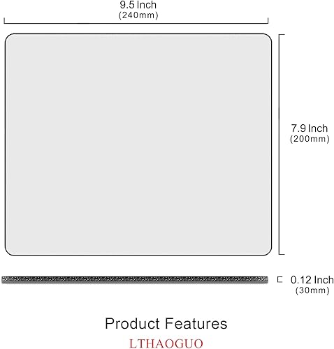 Miniatura 2 de Alfombrilla de mouse de mármol, diseño de arte moderno abstracto, impermeable, antideslizante, de goma para laptop, oficina, computadora, accesorios