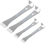 Stainless Steel Pry Bar Scraper Kit, 4-Piece Set, Beekeeping and Woodworking Multi-Tool,Wall Protection Trimming and Pulling Tool, Portable Trimming and Pulling Tool for Kitchen Renovation, Scraping