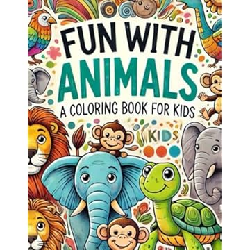 Capa do livro Animals: A Coloring Book for Kids: Explore the wonderful world of animals with this enchanting coloring book! Filled with adorable creatures, it's ... and have hours of fun. (Portuguese Edition)