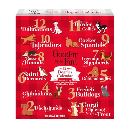 Good 'N' Fun P-94480H Holiday Chews, Treat Your Dog To Fun Shaped Long Lasting Chews cover