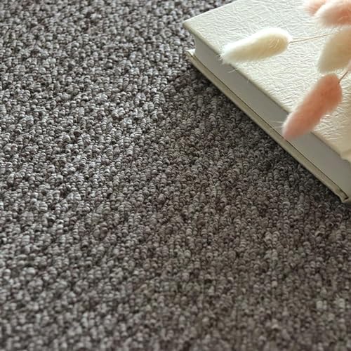 ELzEy Losetas de Alfombra Autoadhesivas de 50x50cm, losetas de Alfombra Autoadhesivas, alfombras despegables y Adhesivas, Desmontables, Antideslizantes, Multicolor, 1 Uds.(Pink)