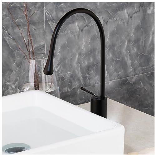 Robinet de lavabo rotatif 360 en laiton avec commande à levier unique