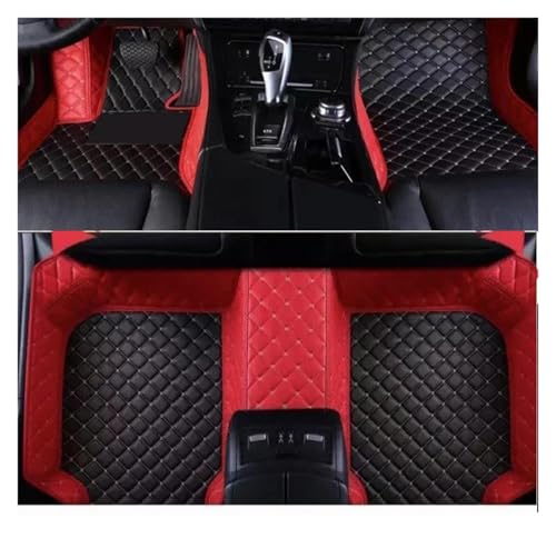 Tapis de sol Nissan Sylphy 2006-2019 sur mesure noir et rouge LHD