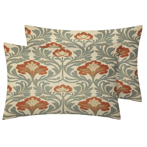 TANCAPRIUM Art Nouveau Pillowcase for Room Decor & Gift, Vintage